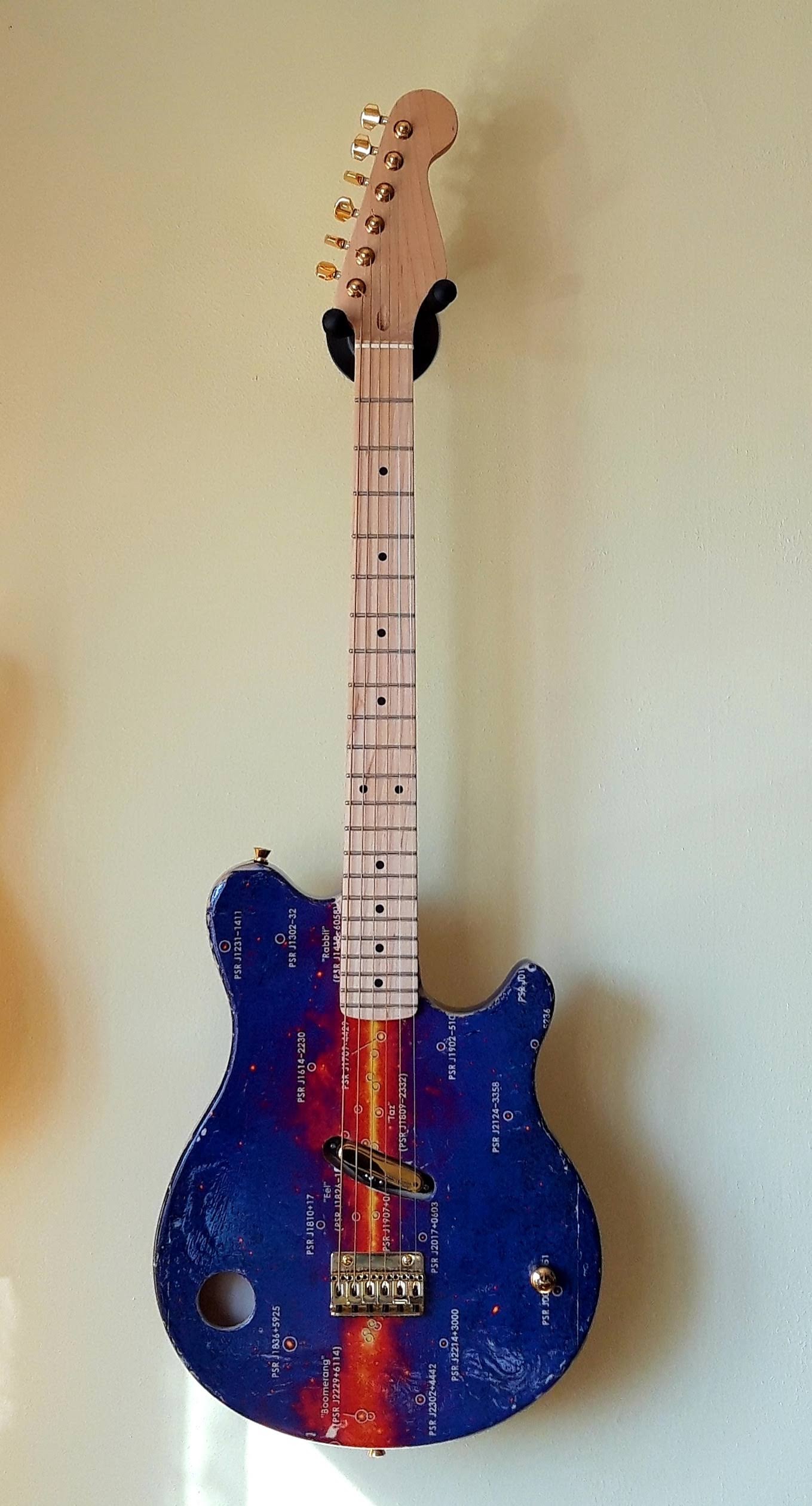 Luca Baldini's pulsar guitar